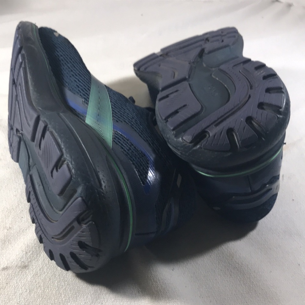 Brooks Ghost 15 Crown Blue/Black Men's Running Shoes with Teal Accents Sz 9 - Picture 7 of 8